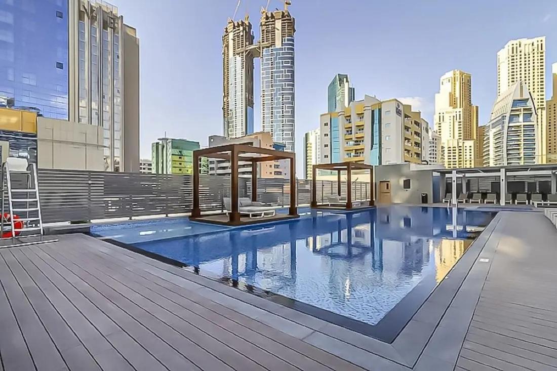 Marina - Sauna, Gym And Jacuzzi In The Building Apartment Dubai Exterior foto